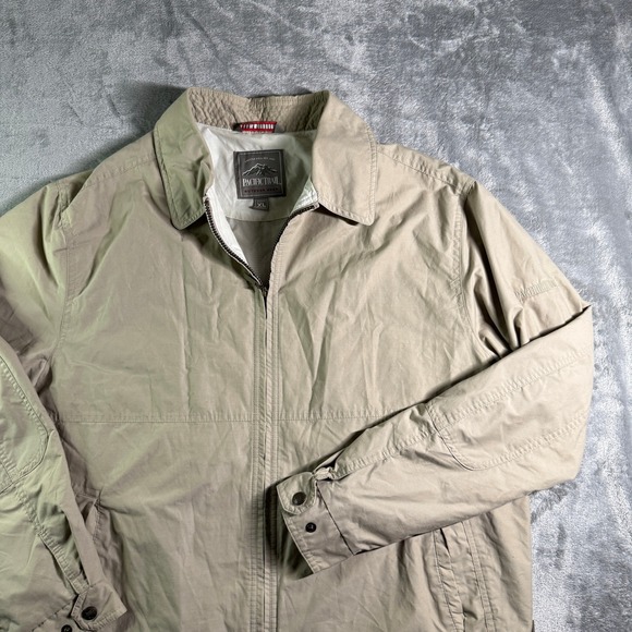 Vintage Pacific Trail Outdoor Jacket Full Zip Lightweight Tan Mens XL - Picture 1 of 9